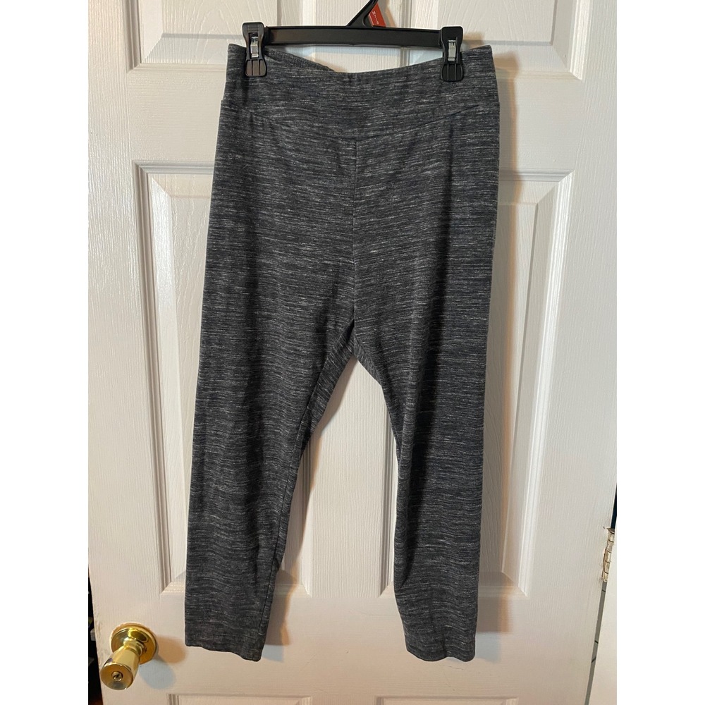 Time and Tru Womens Gray Space Dye Leggings High Rise Cotton‎ Blend Size S 4-6